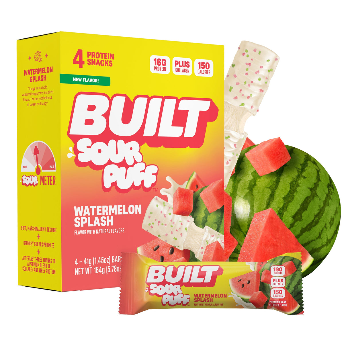 Watermelon Splash Sour Puff 4ct